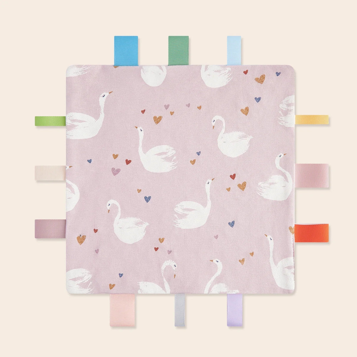 Baby Sensory Tag Comfort Blanket with Soft Cotton
