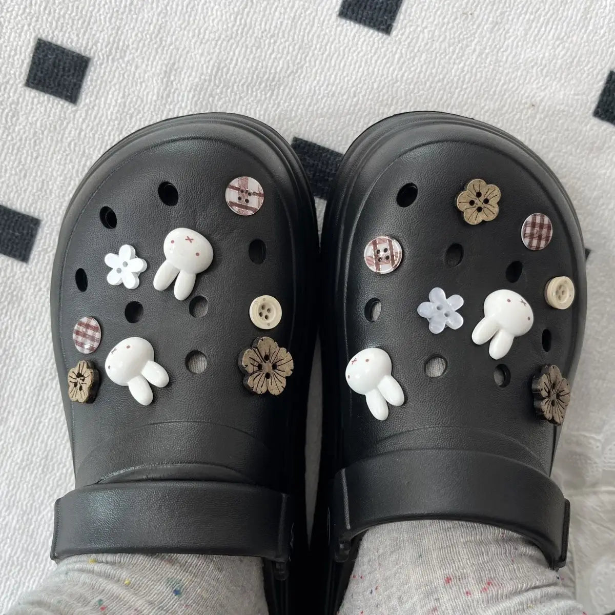Miffy Flower Shoe Charms – Cute & Creative Clog Decorations
