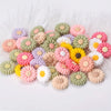 20mm Daisy Silicone Beads for DIY Jewelry & Crafts