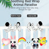 Black and White Animal Hanging Toys for Baby Car Seat and Stroller