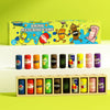 A box of a drink matching game featuring colorful cans and characters for preschool learning.