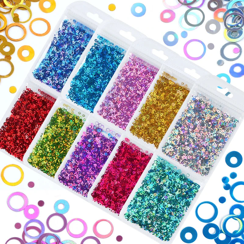 Shimmering Star Resin Sequins for DIY Crafts