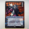 A Magic: The Gathering card featuring the Legendary Planeswalker Tezzeret