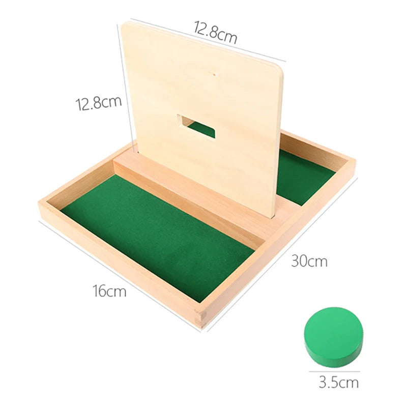 Wooden Montessori Object Permanence Toy for Toddlers