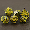 Textured Polyhedral Dice Set for RPG and Tabletop Games