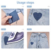 Denim Iron-On Repair Patches (8x51cm)
