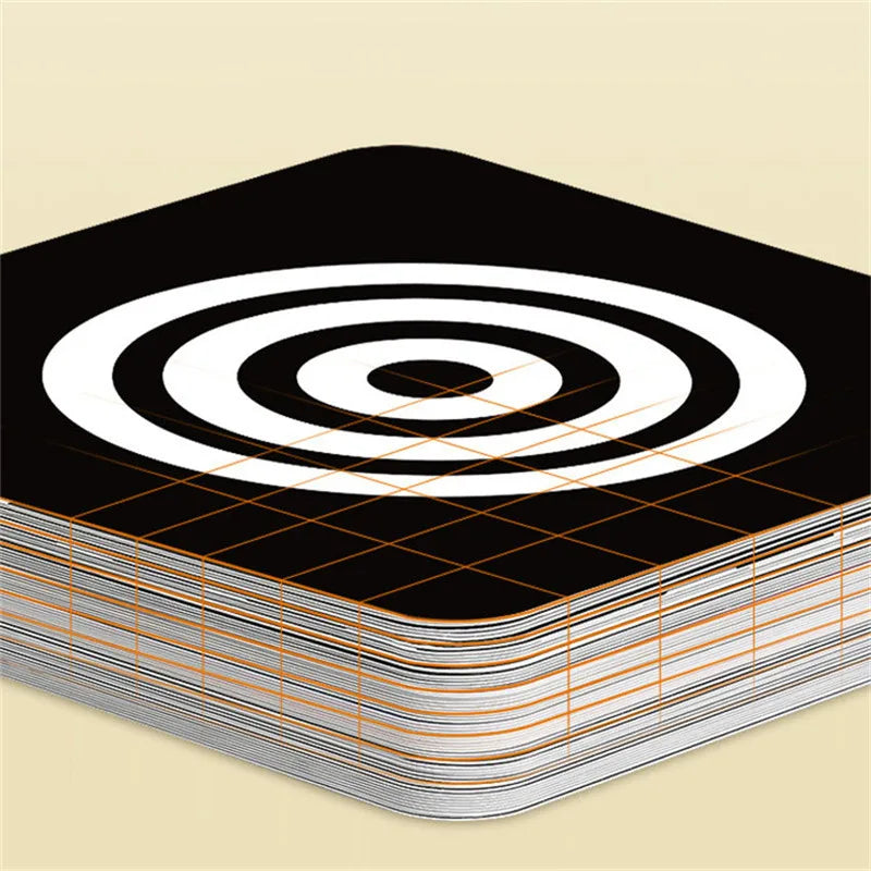 High Contrast Black and White Flash Cards for Baby Visual Development