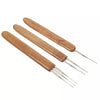 Dreadlock Crochet Hook Set with Bamboo Handles
