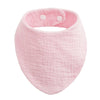 Organic Cotton Muslin Baby Bib with Bandana Style