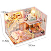 DIY Wooden Dollhouse Kit with Miniature Furniture – 3D Puzzle Craft Set