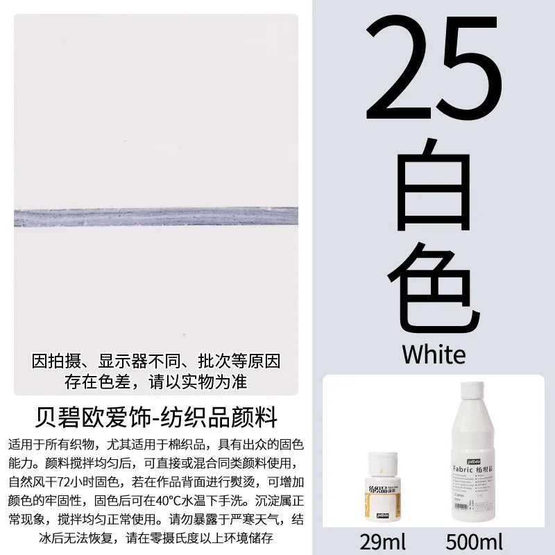 Permanent Fabric Paint for Clothes, T-Shirts & Canvas