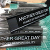 Funny Office Desk Sign - Lightweight Aluminum Alloy Decor