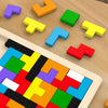 Colorful Wooden Tangram Puzzle – Educational Geometric Shape Toy