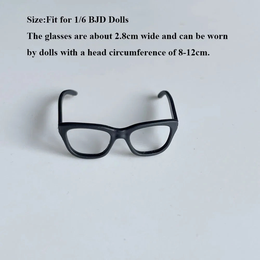 Doll Fashion Accessories Set with Glasses and High-Stretch Stockings