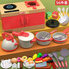 Kids Pretend Play Kitchen Set with Pots and Accessories