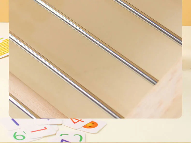 Wooden Rainbow Abacus for Early Math Learning