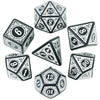Textured Polyhedral Dice Set for RPG and Tabletop Games