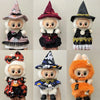 A set of Halloween pumpkin costumes for 17cm dolls featuring various witch and spooky themes.