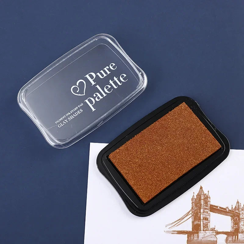 12-Color Large Vintage Ink Pad Set for Stamping and Crafts