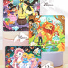 A set of folding magnetic puzzles featuring fantasy characters, demonstrating challenges for long-term development.