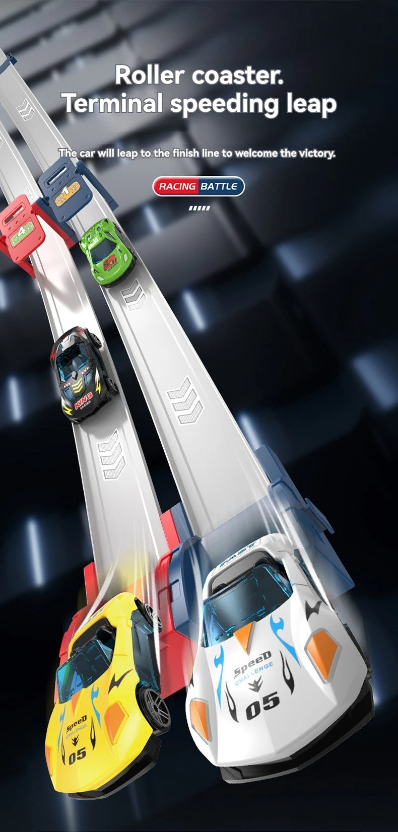 DIY Catapult Racing Car Track Set