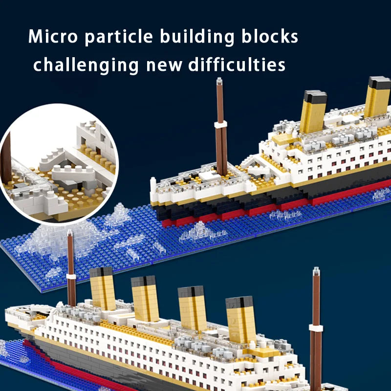 Titanic Cruise Ship Micro Building Blocks Set