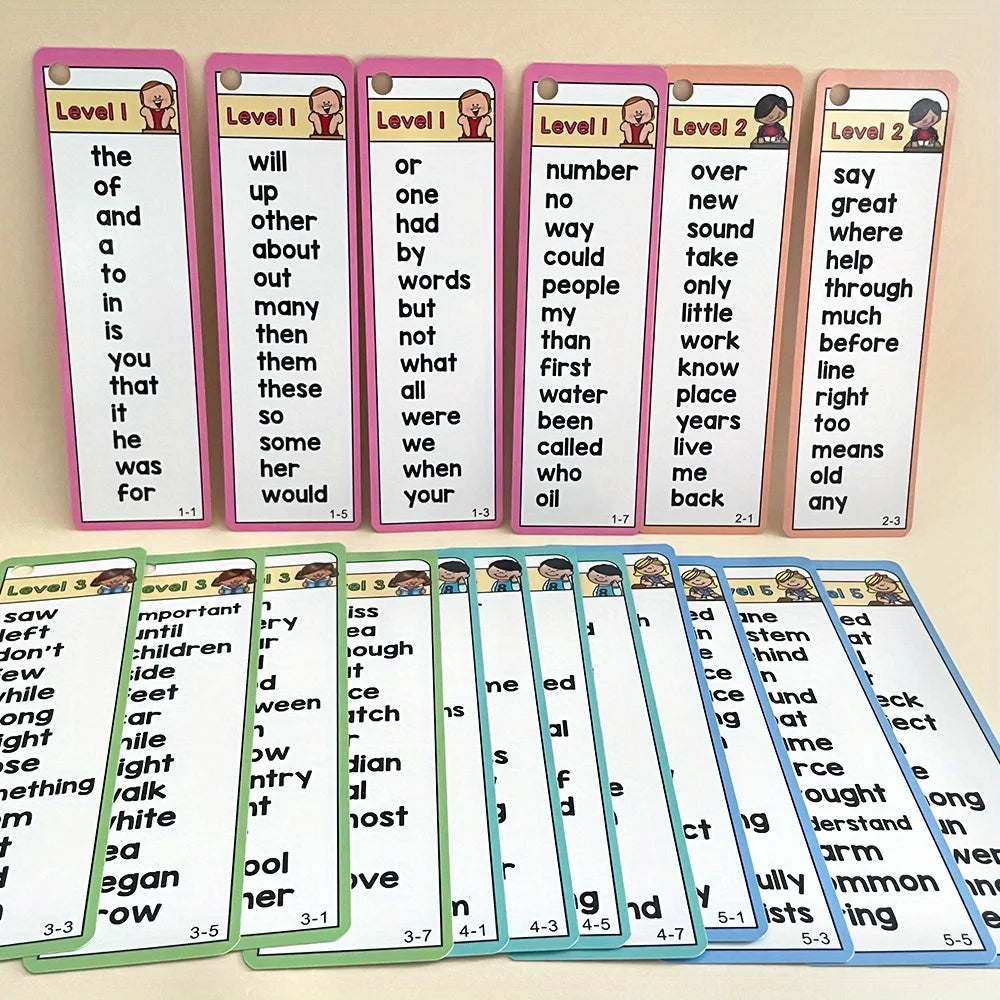 1000 Sight Words Flash Cards for Kids Learning Set