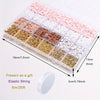 DIY Clay Bead Bracelet Making Kit with Golden Letter Beads