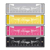 Four colored 10-hole harmonica keys showing the numbers 1 through 10 for beginners