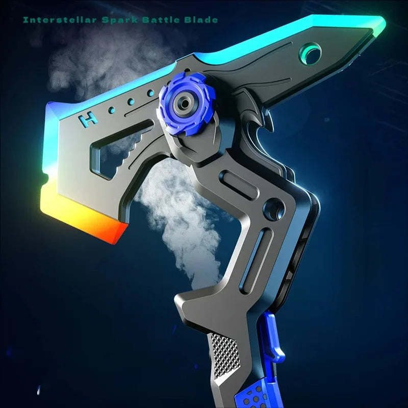 LED Light-Up Transforming Sword & Axe Toy with Sound Effects