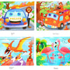 Wooden Animal Jigsaw Puzzles for Toddlers (Set of 12)