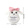 Handmade Crochet Positive Doll with Hugging Card