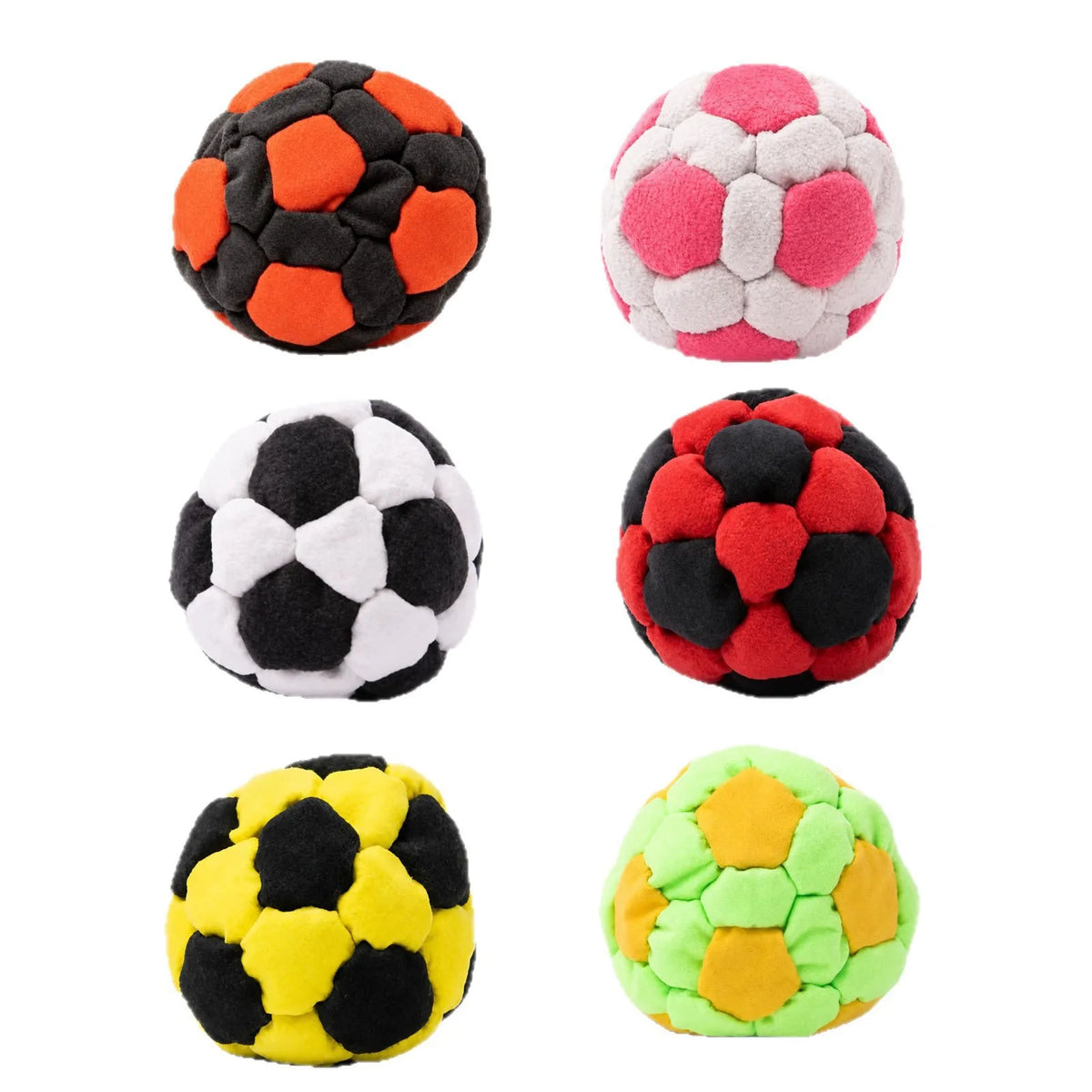 Handmade Crochet Hacky Sack Footbag Set