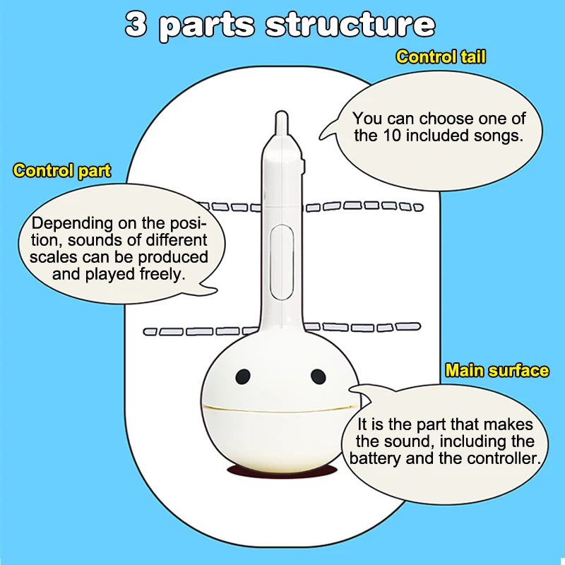 Otamatone Mini Electronic Musical Instrument Toy