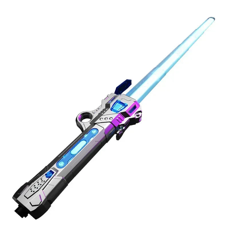 Telescopic Glow Sword with Music & Rotating Lights