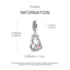 925 Sterling Silver Heart Charm Beads for Bracelets and Necklaces