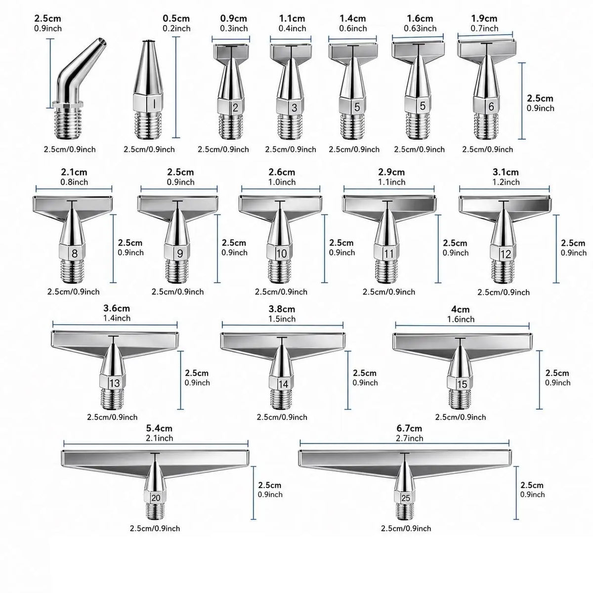 Stainless Steel Diamond Painting Pen Tip Set