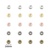 Rose Gold Plated Flat Round Spacer Beads for Jewelry Making
