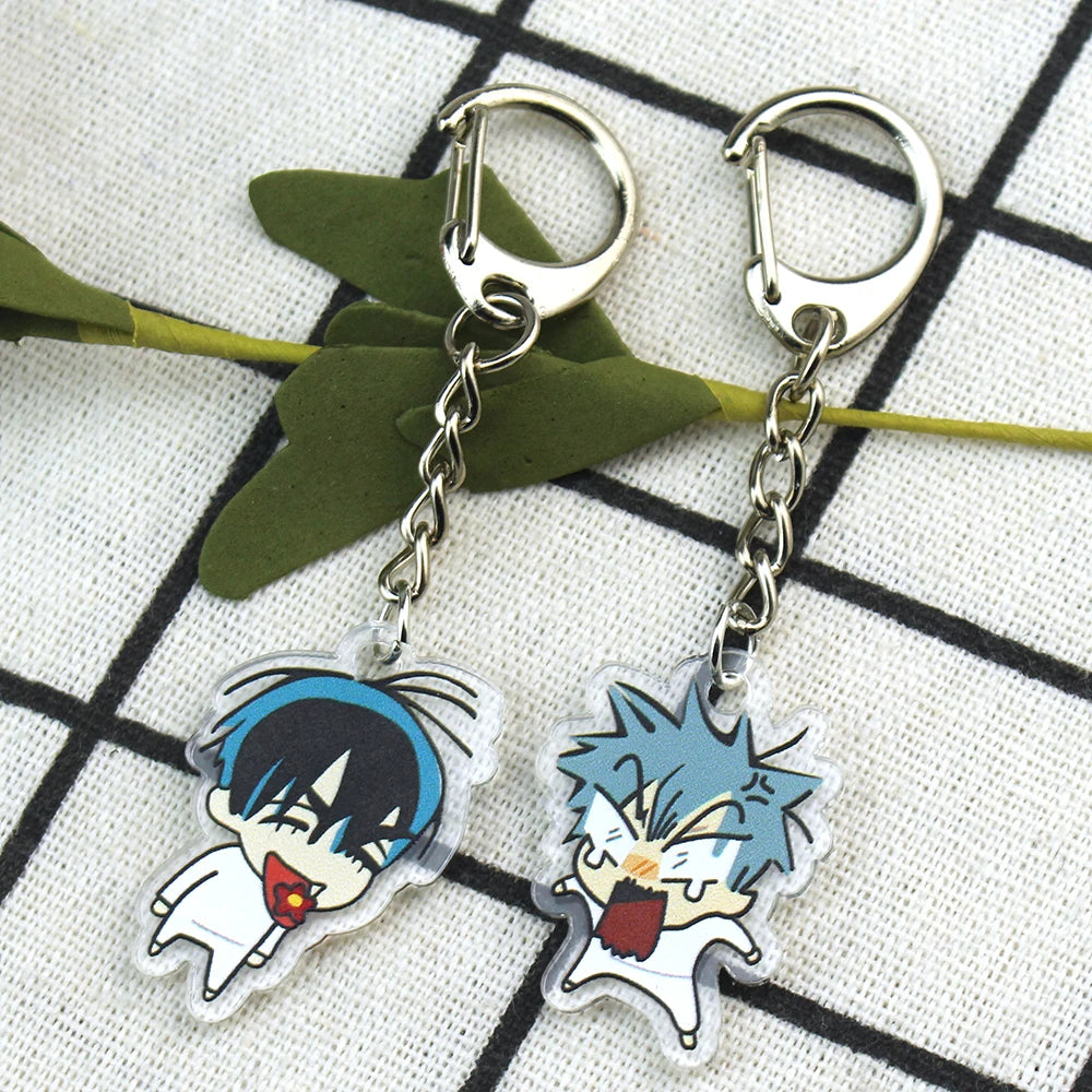 Cartoon Alien Stage Ivan & Till Acrylic Keychain