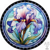 A colorful wooden 3D animal puzzle featuring a purple and white flower.