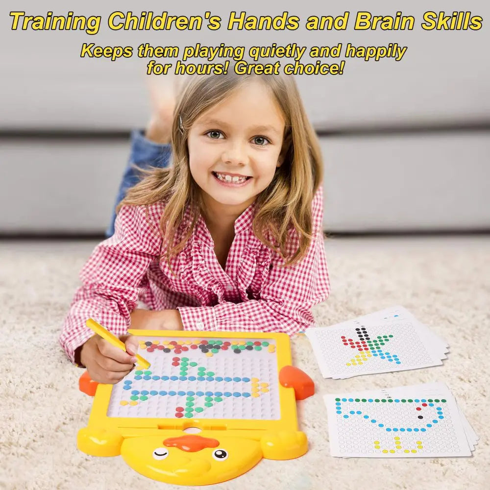 Magnetic Drawing Board for Kids – Reusable Doodle Pad with Chunky Pen