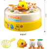Musical Frog Catching Game with Turntable and Nets