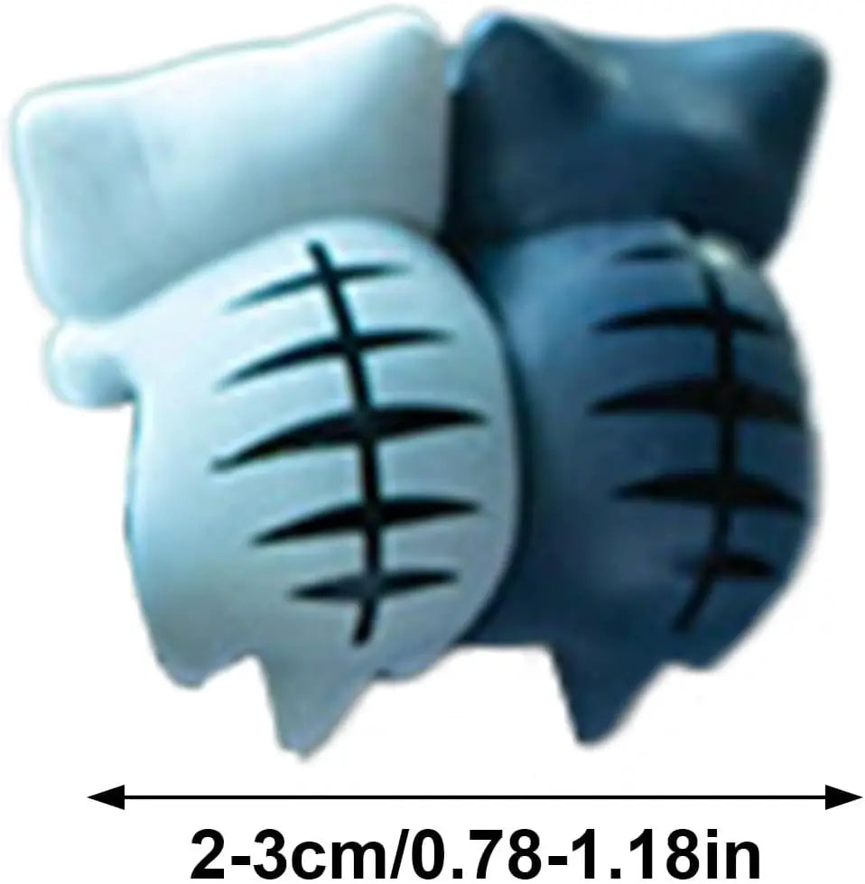 6-Pack PVC Cat Figurines for Car, Home, and Screen Decor