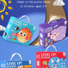 A set of six in one large gift box puzzle featuring various wooden animal jigsaw puzzles for children aged 3-6