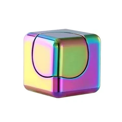 Metal Cube Fidget Spinner – Stress Relief & Focus Aid