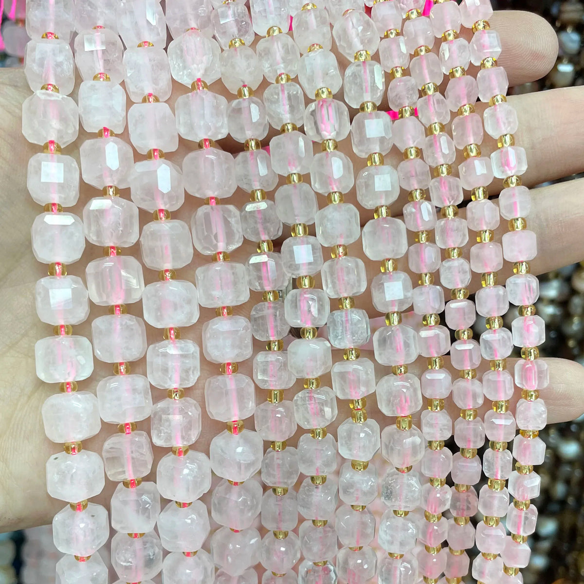 Natural Stone Faceted Beads for Jewelry Making