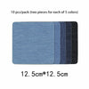 Iron-On Denim Patches for Jeans Repair & DIY Crafts