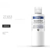 Bottle of Vallejo Quick-Dry Water-Based Model Protective Varnish with a white cap and label