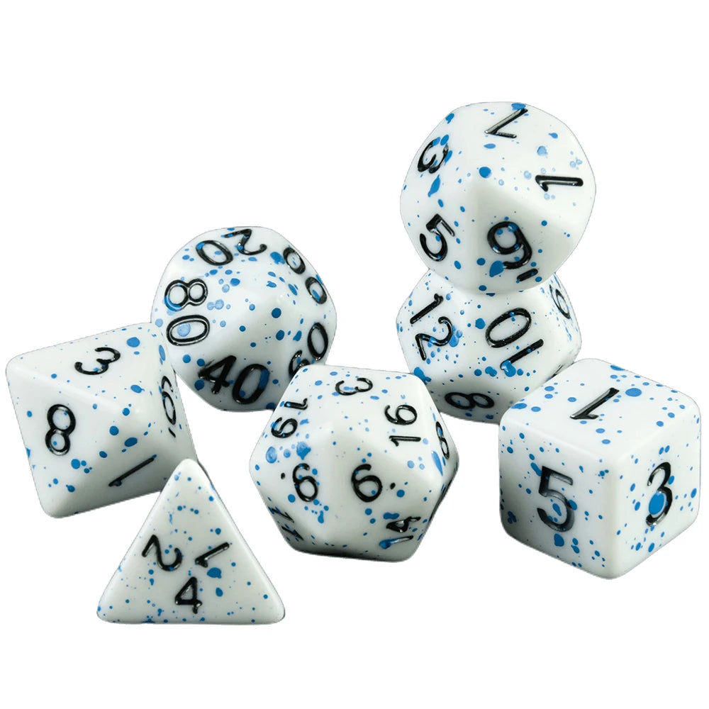 Acrylic Polyhedral Dice Set for Tabletop RPGs