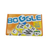 Box of the Boggle 3 minute word search game featuring letter dice and puzzle tiles.